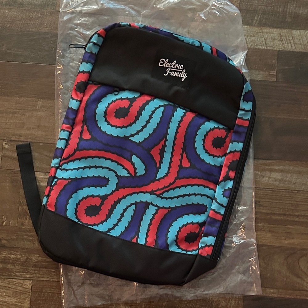 Electric Family Vibrant Patterned Backpack